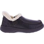 Orthofeet® | Vito | Braun Leder | Hands-Free Slipper mit Fersendämpfung | Herren Hausschuhe