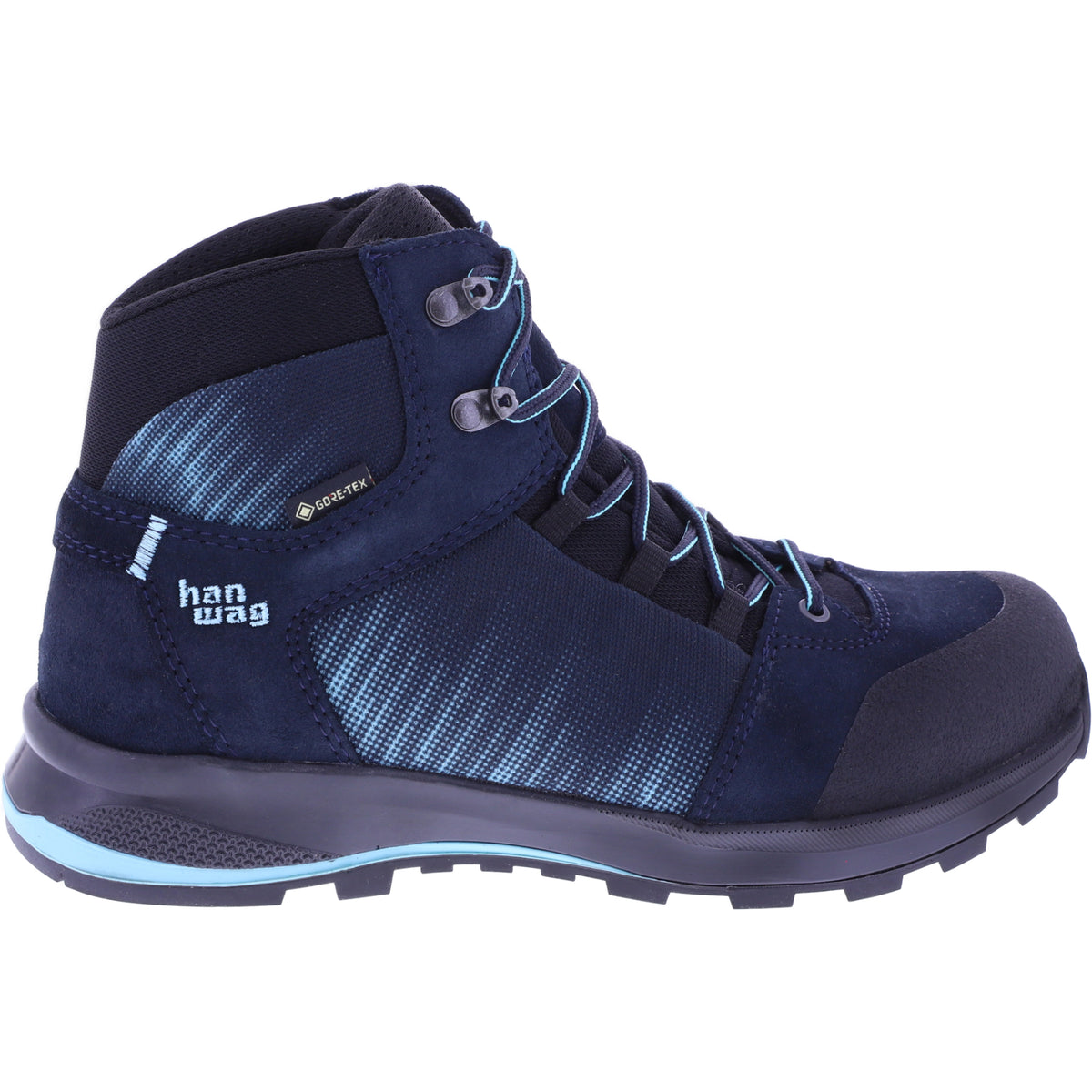 Hanwag | Modell: Klarsby Bunion Lady GTX | Navy-Sky | GORE-TEX® | Damen Wanderstiefel