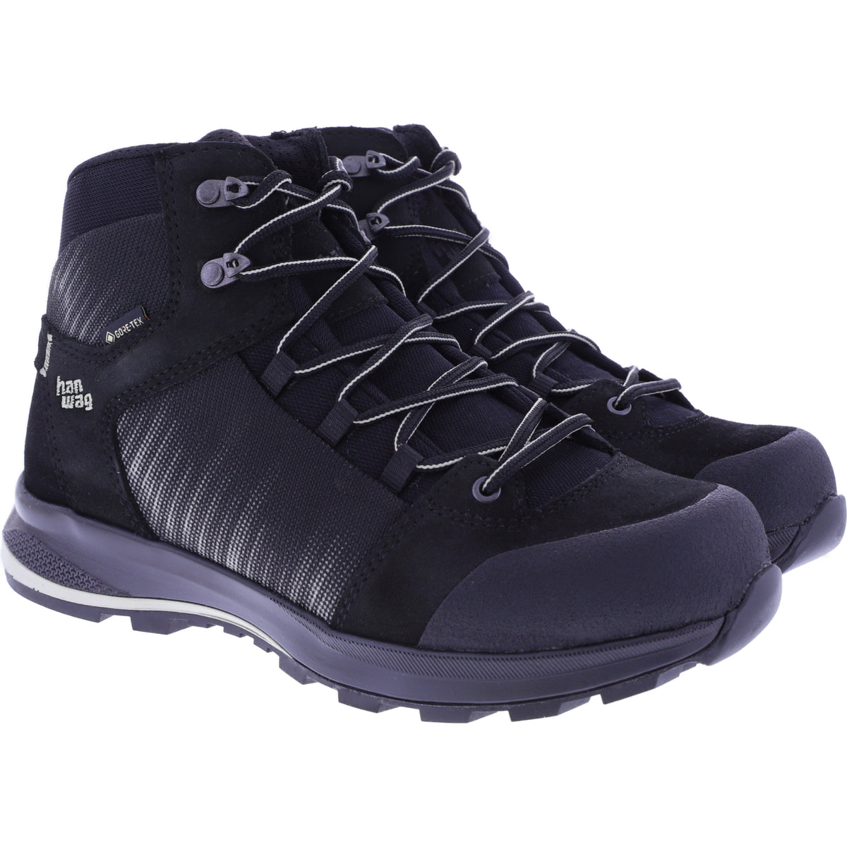 Hanwag | Modell: Klarsby Bunion Lady GTX | Black-Frost | GORE-TEX® | Damen Wanderstiefel