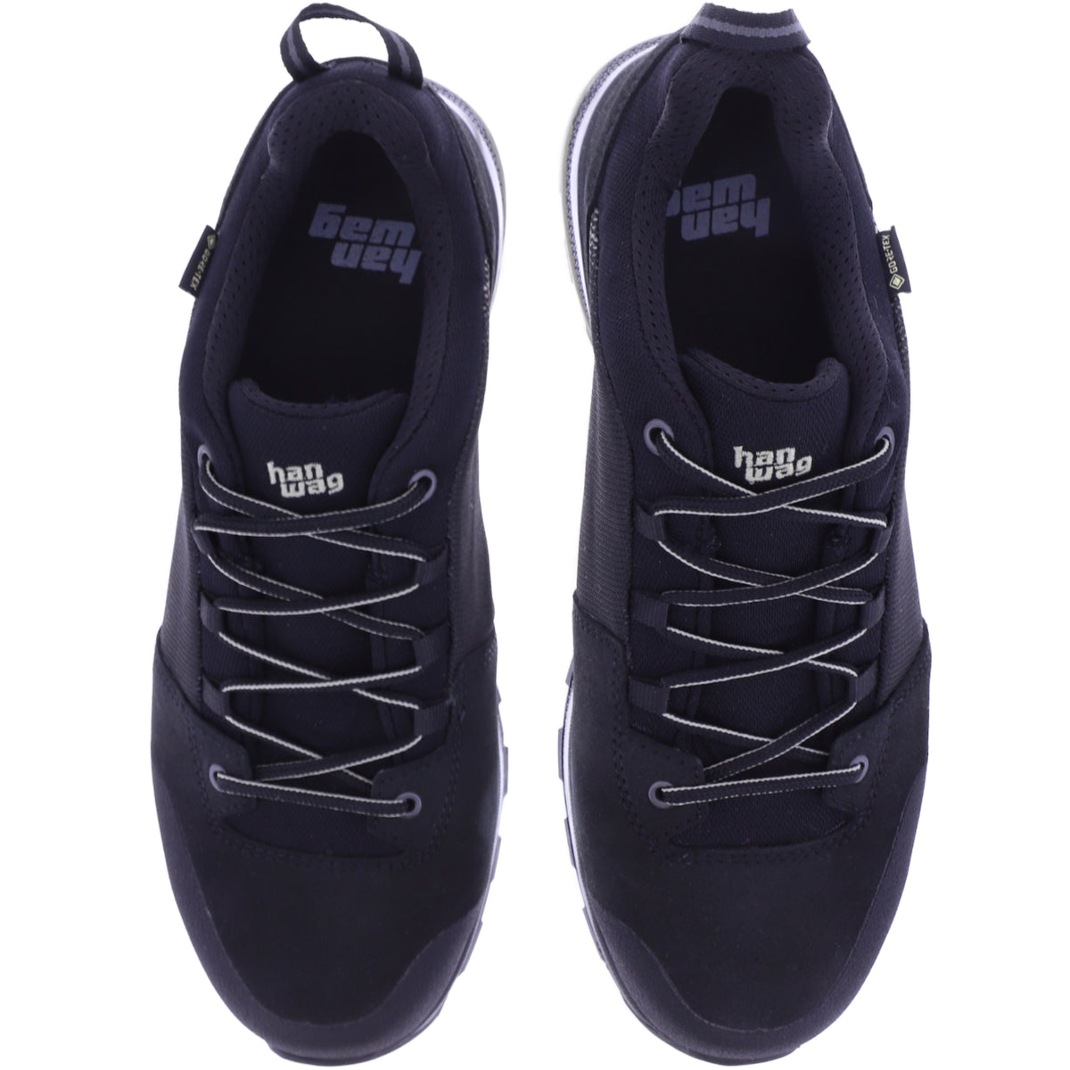 Hanwag | Modell: Klarsby Low Bunion GTX | Black-Frost | GORE-TEX® | Herren Wanderschuhe
