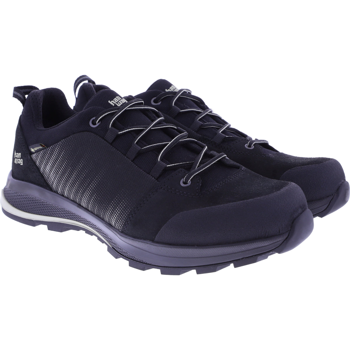 Hanwag | Modell: Klarsby Low Bunion GTX | Black-Frost | GORE-TEX® | Herren Wanderschuhe