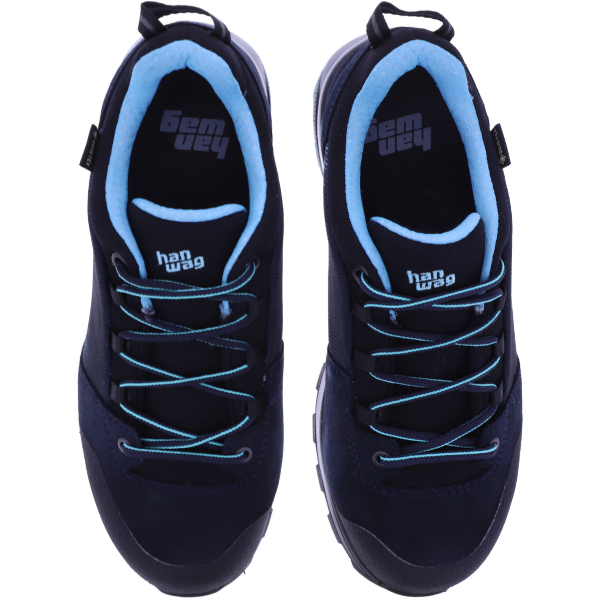 Hanwag | Modell: Klarsby Low Bunion Lady GTX | Navy-Sky | GORE-TEX® | Damen Wanderschuhe