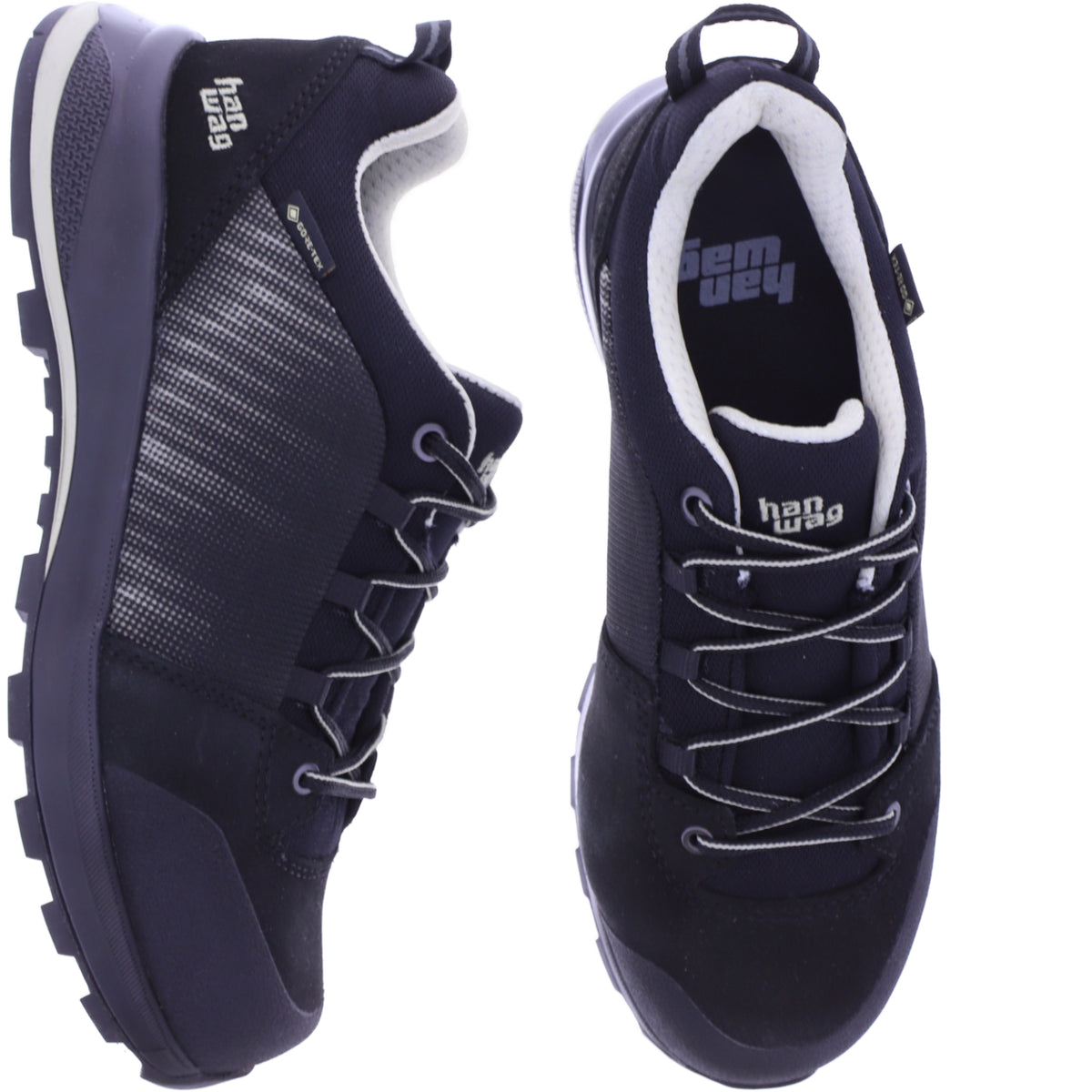 Hanwag | Modell: Klarsby Low Bunion Lady GTX | Black-Frost | GORE-TEX® | Damen Wanderschuhe