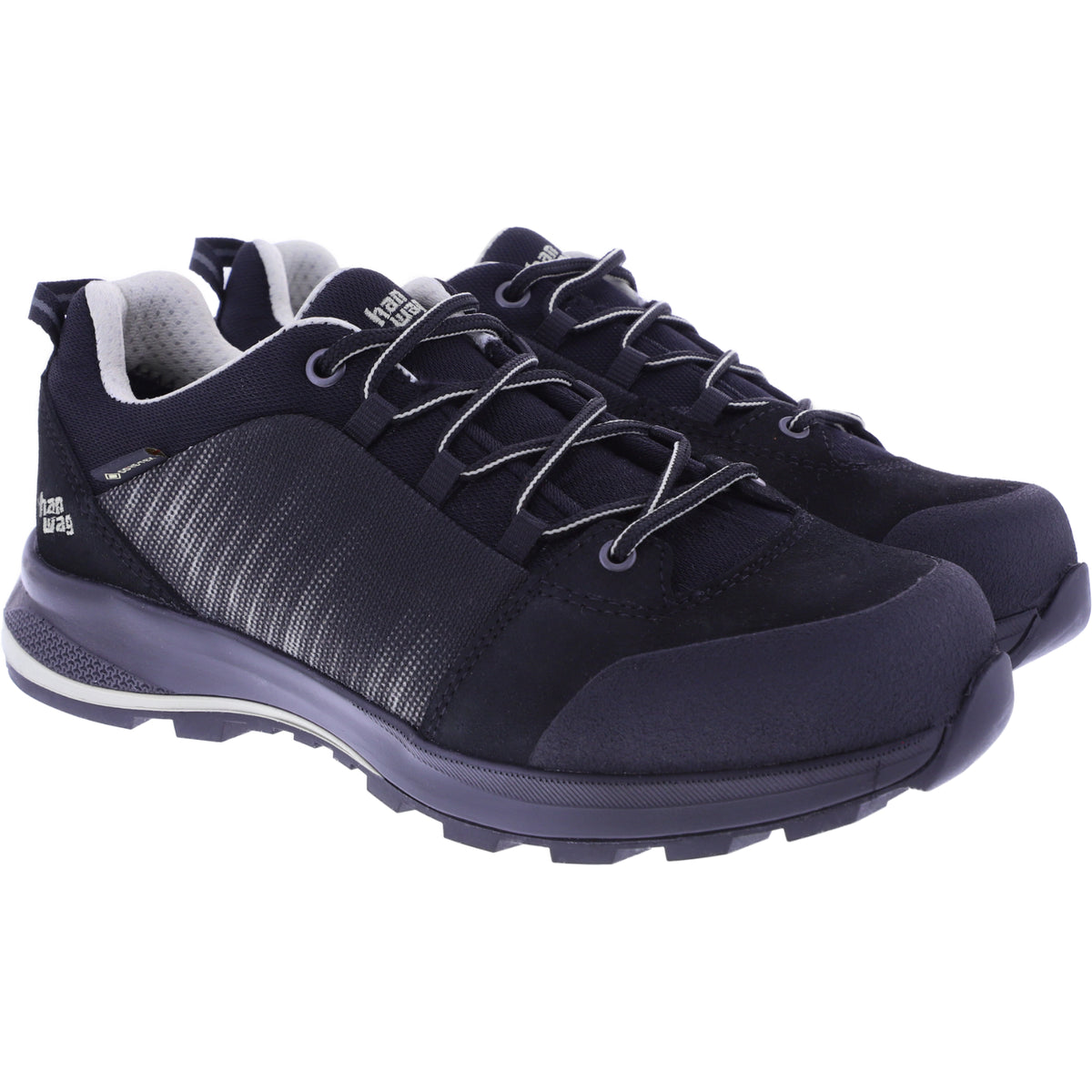 Hanwag | Modell: Klarsby Low Bunion Lady GTX | Black-Frost | GORE-TEX® | Damen Wanderschuhe