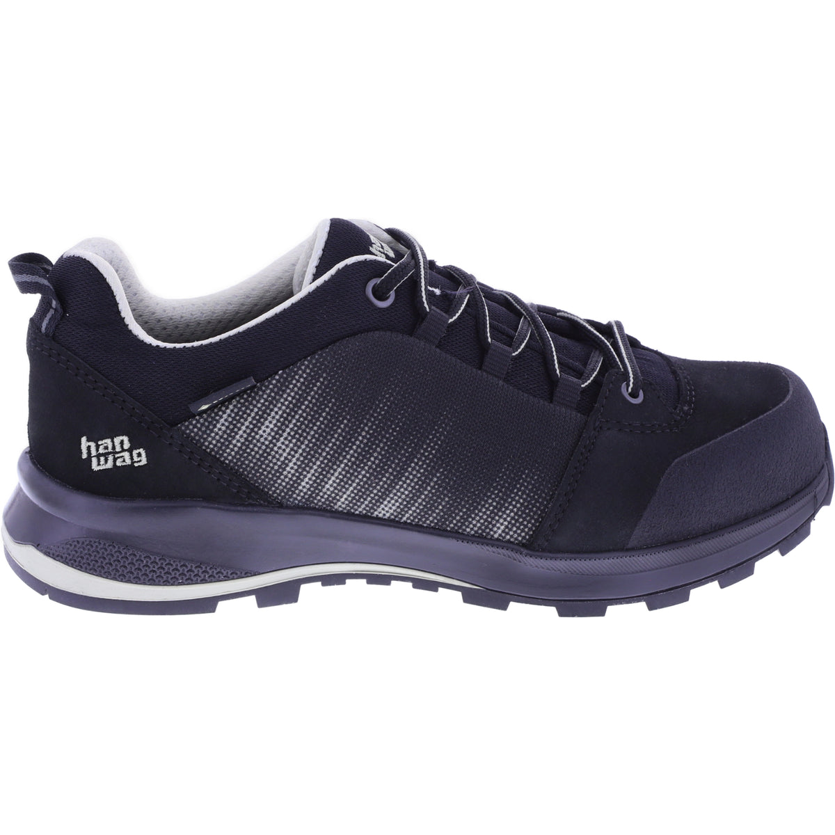 Hanwag | Modell: Klarsby Low Bunion Lady GTX | Black-Frost | GORE-TEX® | Damen Wanderschuhe