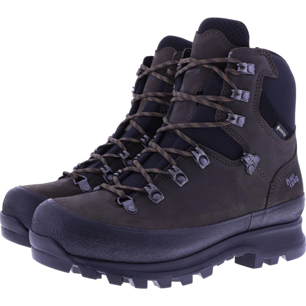 Hanwag | Modell: Nazcat II Wide Lady GTX | Mocca/Black | Leder | GORE-TEX® | Damen Wanderstiefel