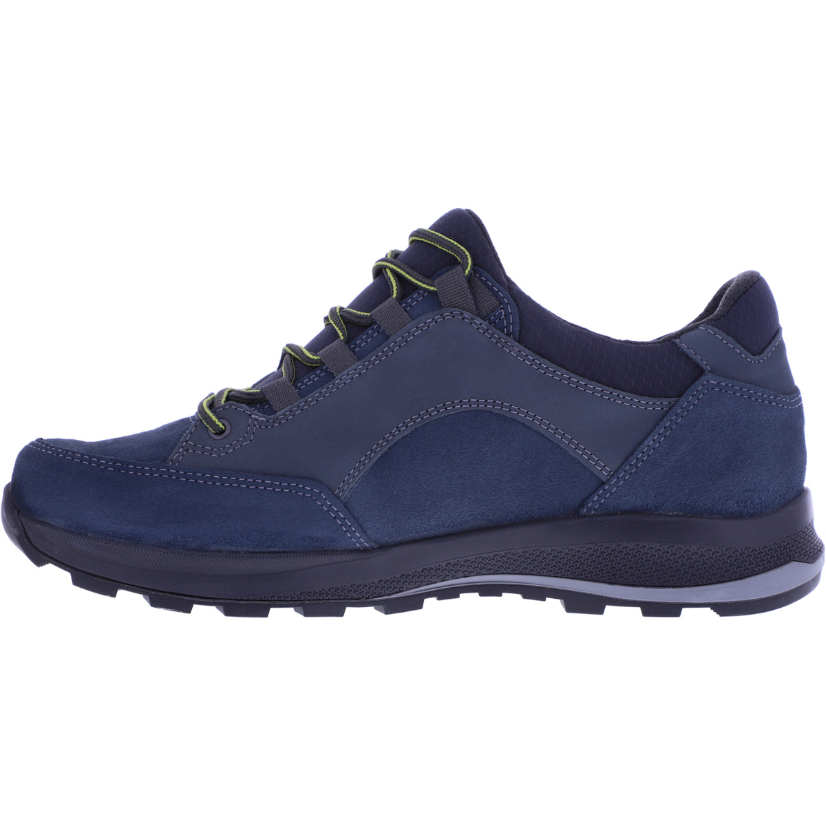 Hanwag / Modell: Banks Low GTX / Steel/Sulphur / Leder / GORE-TEX® / Herren Wanderschuhe