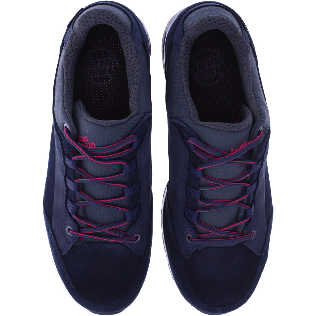 Hanwag / Modell: Banks Low Lady GTX / Navy-Pink / Leder / GORE-TEX® / Damen Wanderschuhe