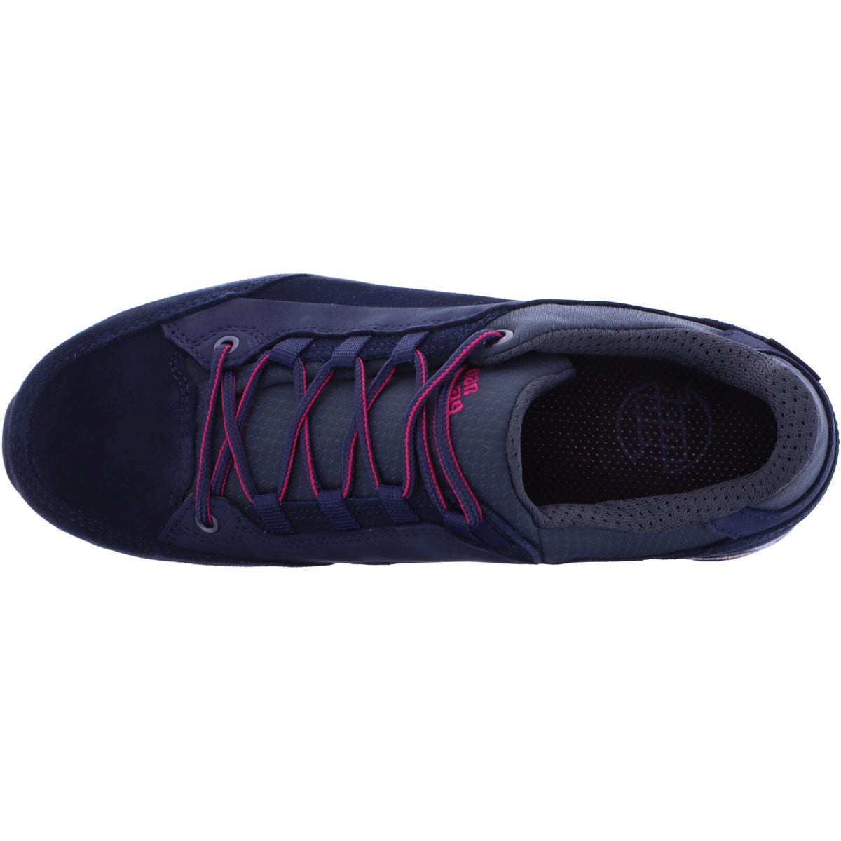 Hanwag / Modell: Banks Low Lady GTX / Navy-Pink / Leder / GORE-TEX® / Damen Wanderschuhe