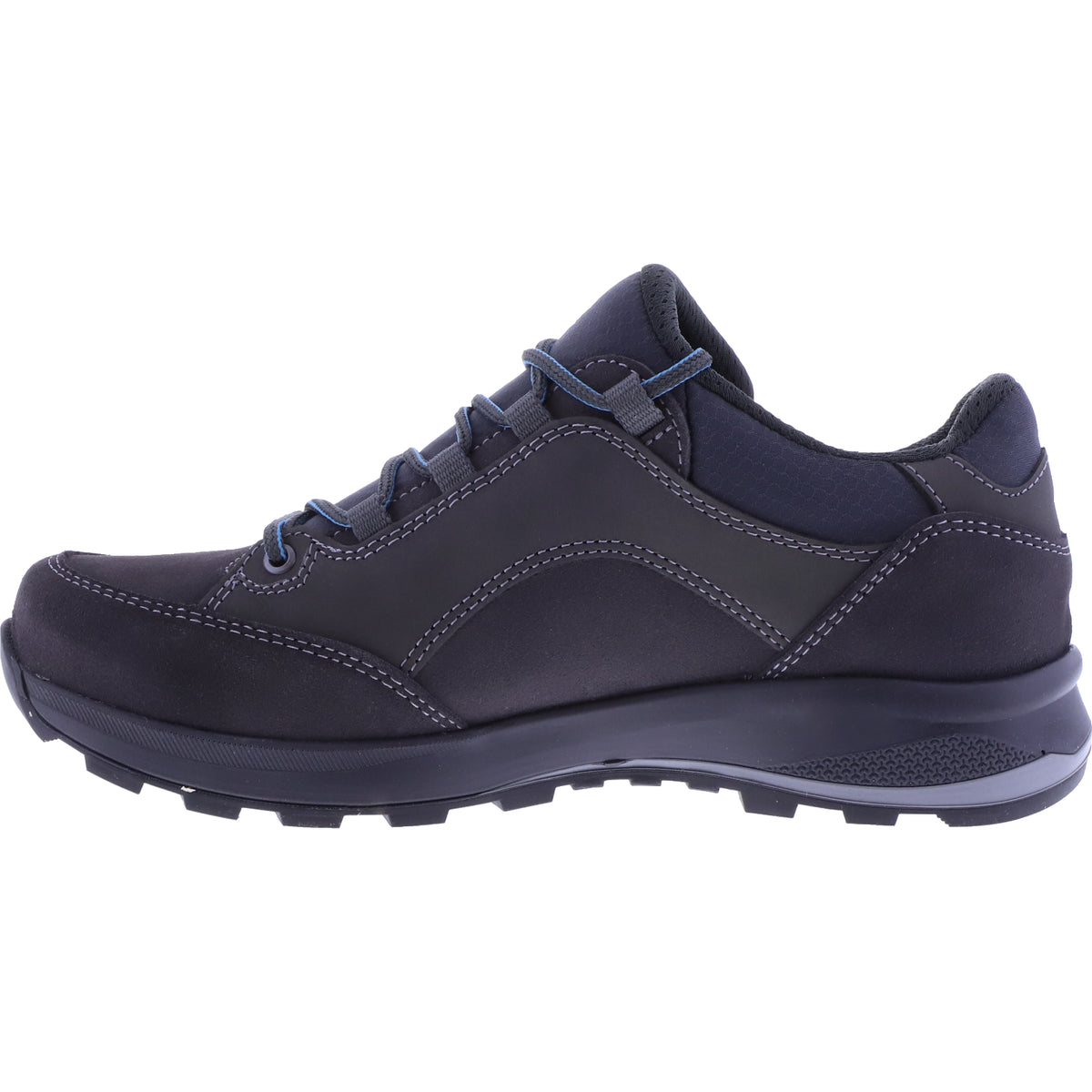 Hanwag / Modell: Banks Low Lady GTX / Asphalt-Ocean / Leder / GORE-TEX® / Damen Wanderschuhe