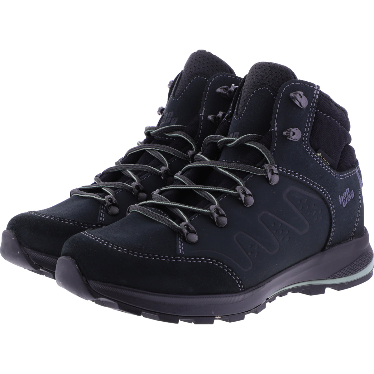 Hanwag / Modell: Torsby Lady GTX / Petrol-Mint / GORE-TEX® / Damen Wanderstiefel
