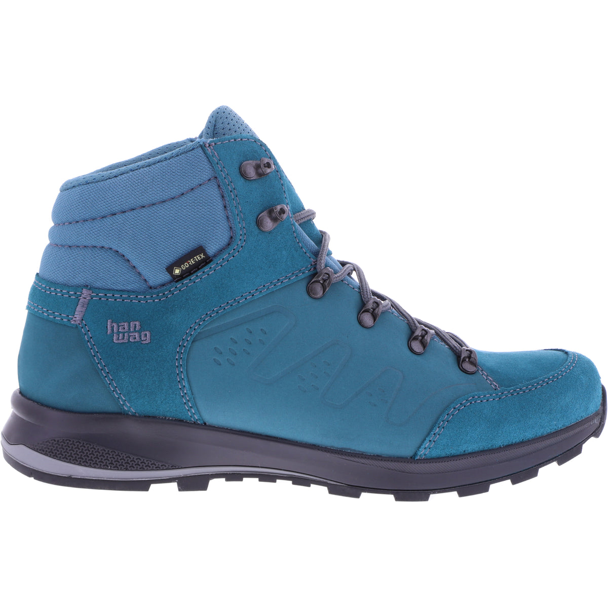 Hanwag / Modell: Torsby Lady GTX / Bluegreen-Asphalt / GORE-TEX® / Damen Wanderstiefel