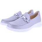 Ganter | Heike | Silber Softmetallic | Weite: H | Kalbsleder | 9-204530-7600 | Damen Slipper