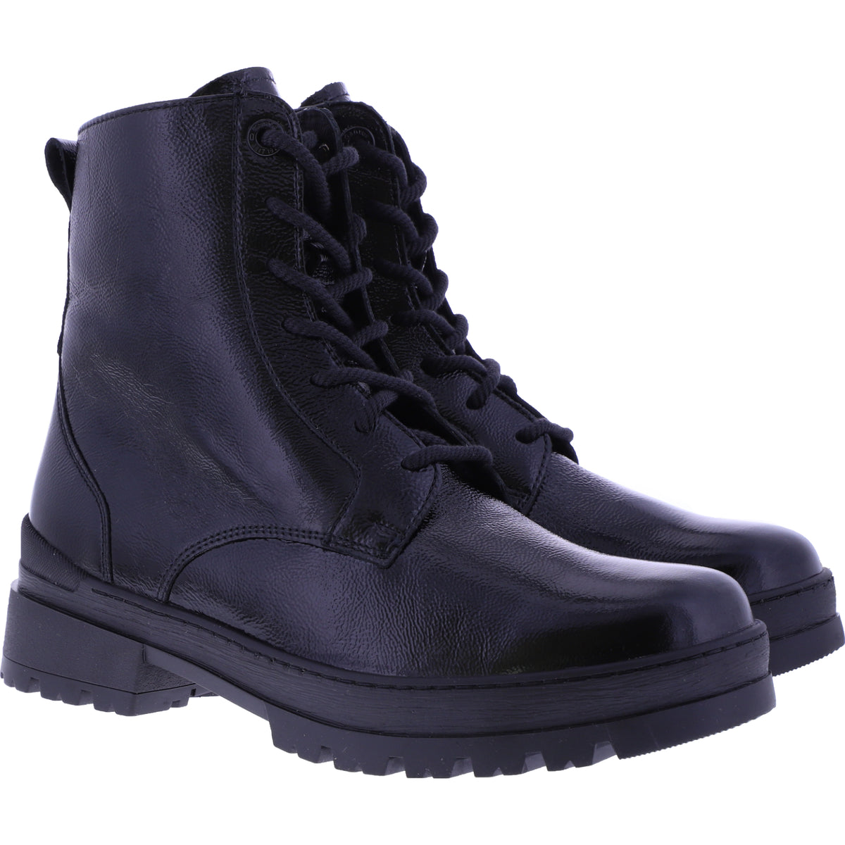 Ganter | Gela | Schwarz Knautschlack | Naturlodenfutter | Weite: G | Wechselfußbett | 8-205004-0100