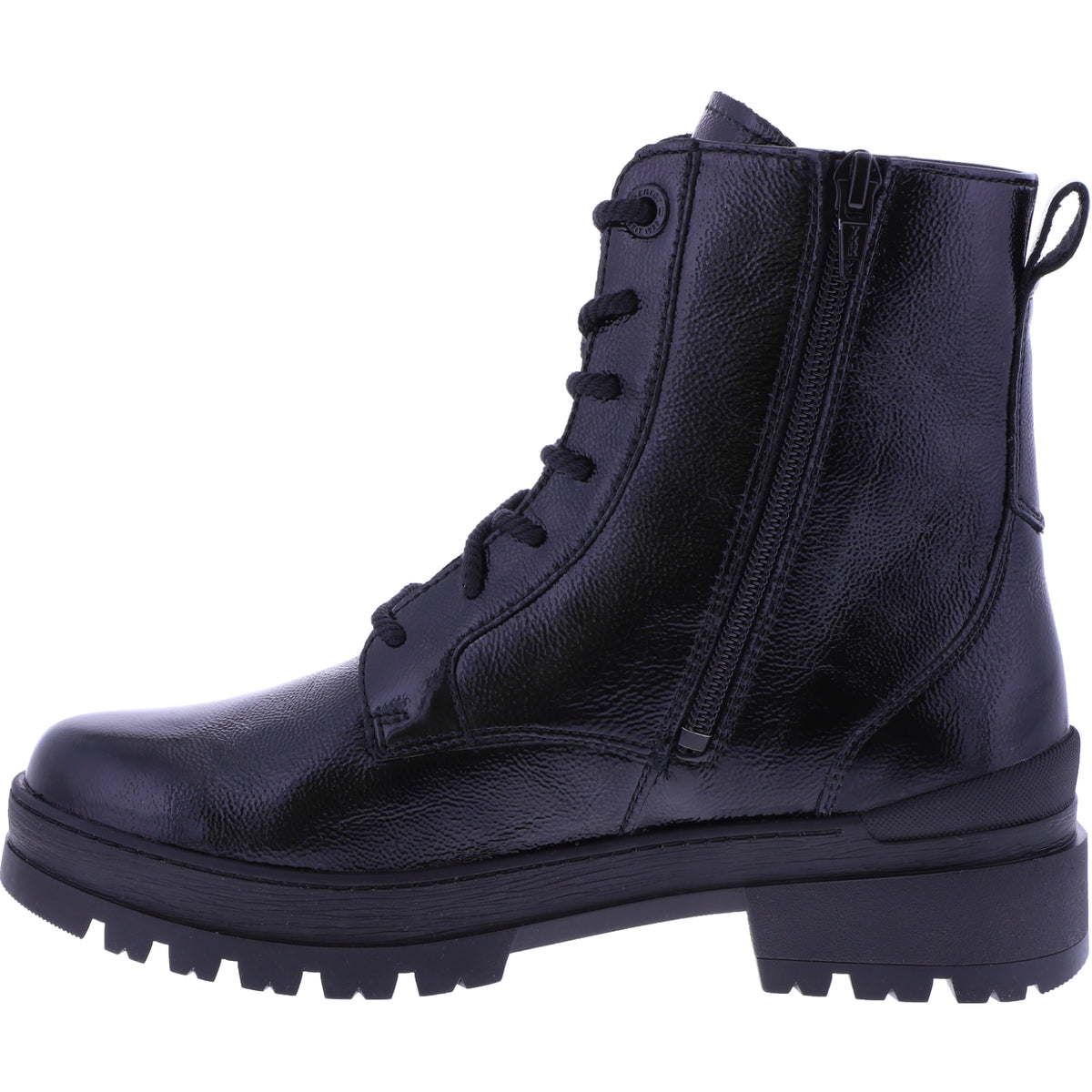 Ganter | Gela | Schwarz Knautschlack | Naturlodenfutter | Weite: G | Wechselfußbett | 8-205004-0100