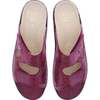 Fidelio | Fabia | Rubino-Rot | Leder-Stretch | Hallux | Weite: F½ | Damen Pantoletten