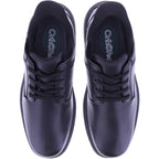 Orthofeet® | Claude | Schwarz Leder | Hands-Free Schuhe mit Fersendämpfung | Herren Schnürer