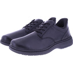 Orthofeet® | Claude | Schwarz Leder | Hands-Free Schuhe mit Fersendämpfung | Herren Schnürer