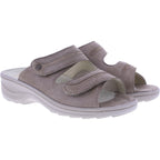 Fidelio | Hedi | Ambra-Braun | Leder-Stretch | Hallux | Weite: H½ | Damen Pantoletten
