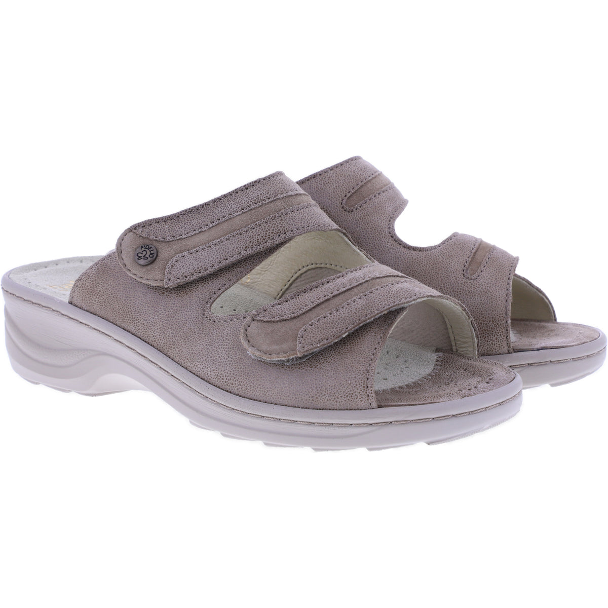 Fidelio | Hedi | Ambra-Braun | Leder-Stretch | Hallux | Weite: H½ | Damen Pantoletten