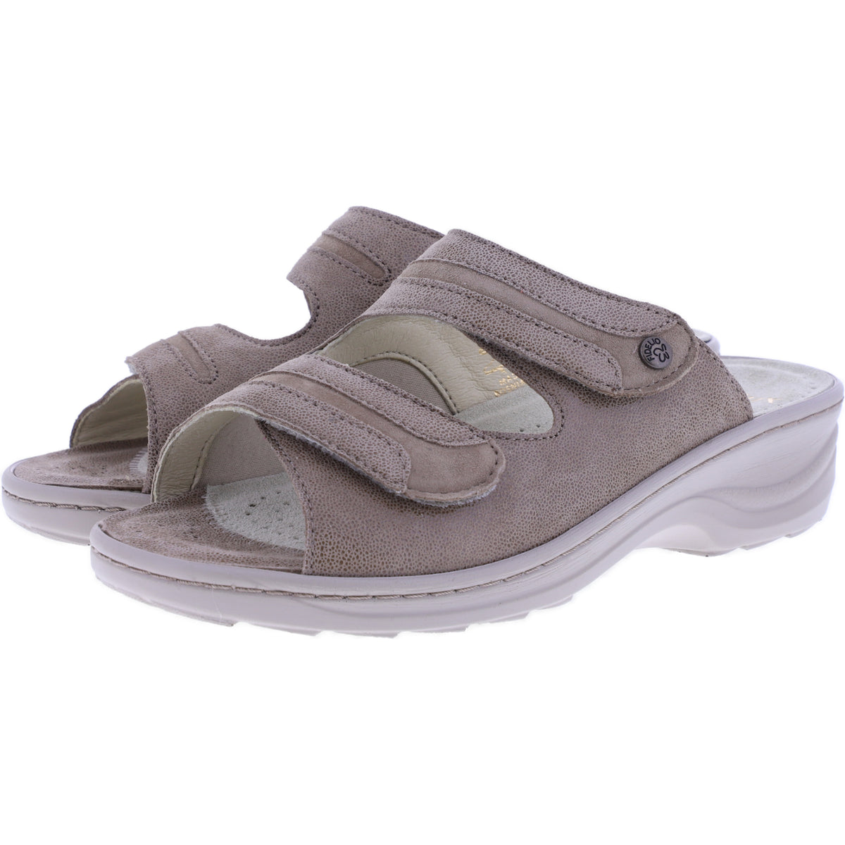 Fidelio | Hedi | Ambra-Braun | Leder-Stretch | Hallux | Weite: H½ | Damen Pantoletten