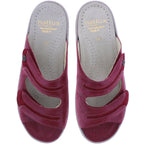 Fidelio | Hedi | Scarlet-Rot | Leder-Stretch | Hallux | Weite: H½ | Damen Pantoletten