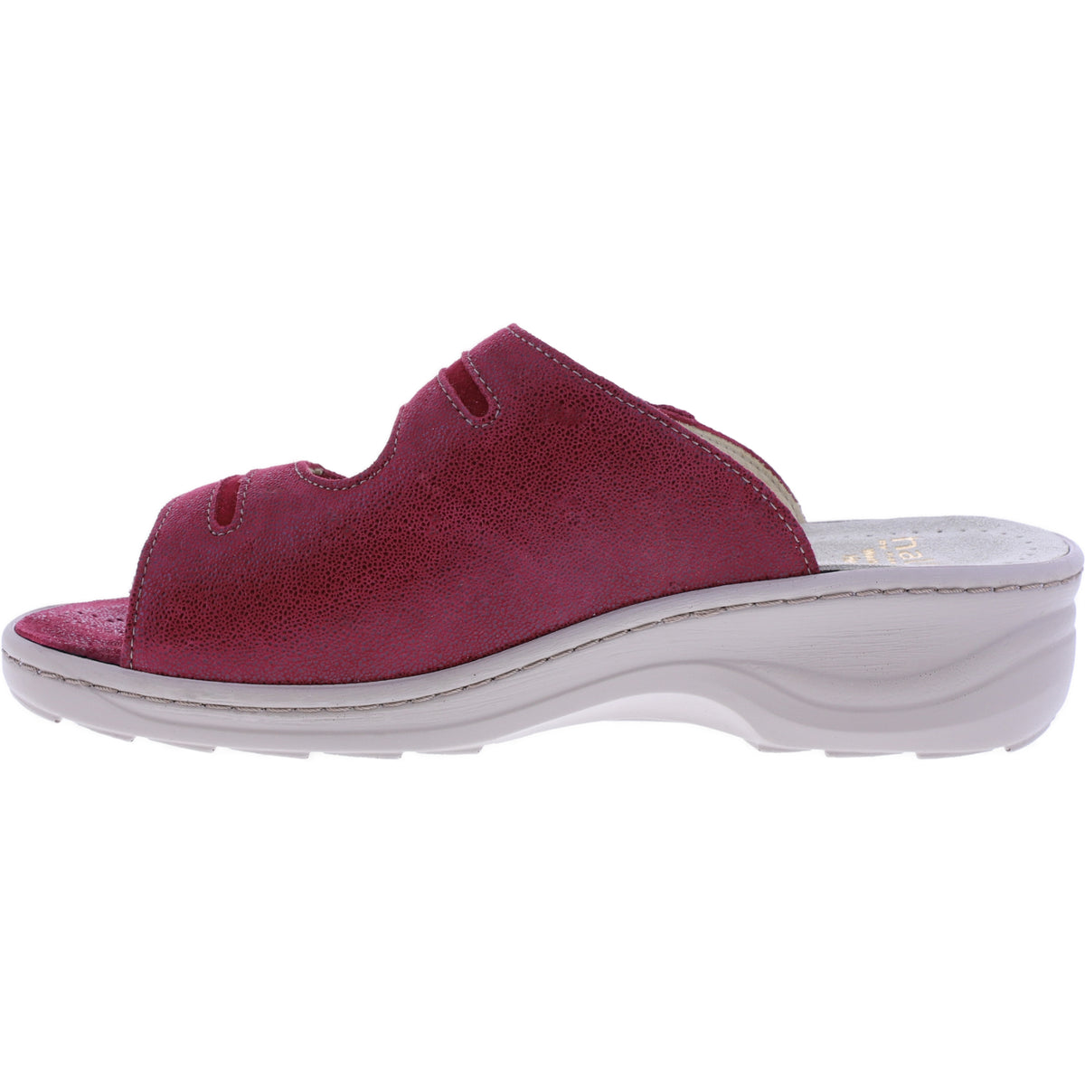 Fidelio | Hedi | Scarlet-Rot | Leder-Stretch | Hallux | Weite: H½ | Damen Pantoletten
