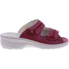 Fidelio | Hedi | Scarlet-Rot | Leder-Stretch | Hallux | Weite: H½ | Damen Pantoletten