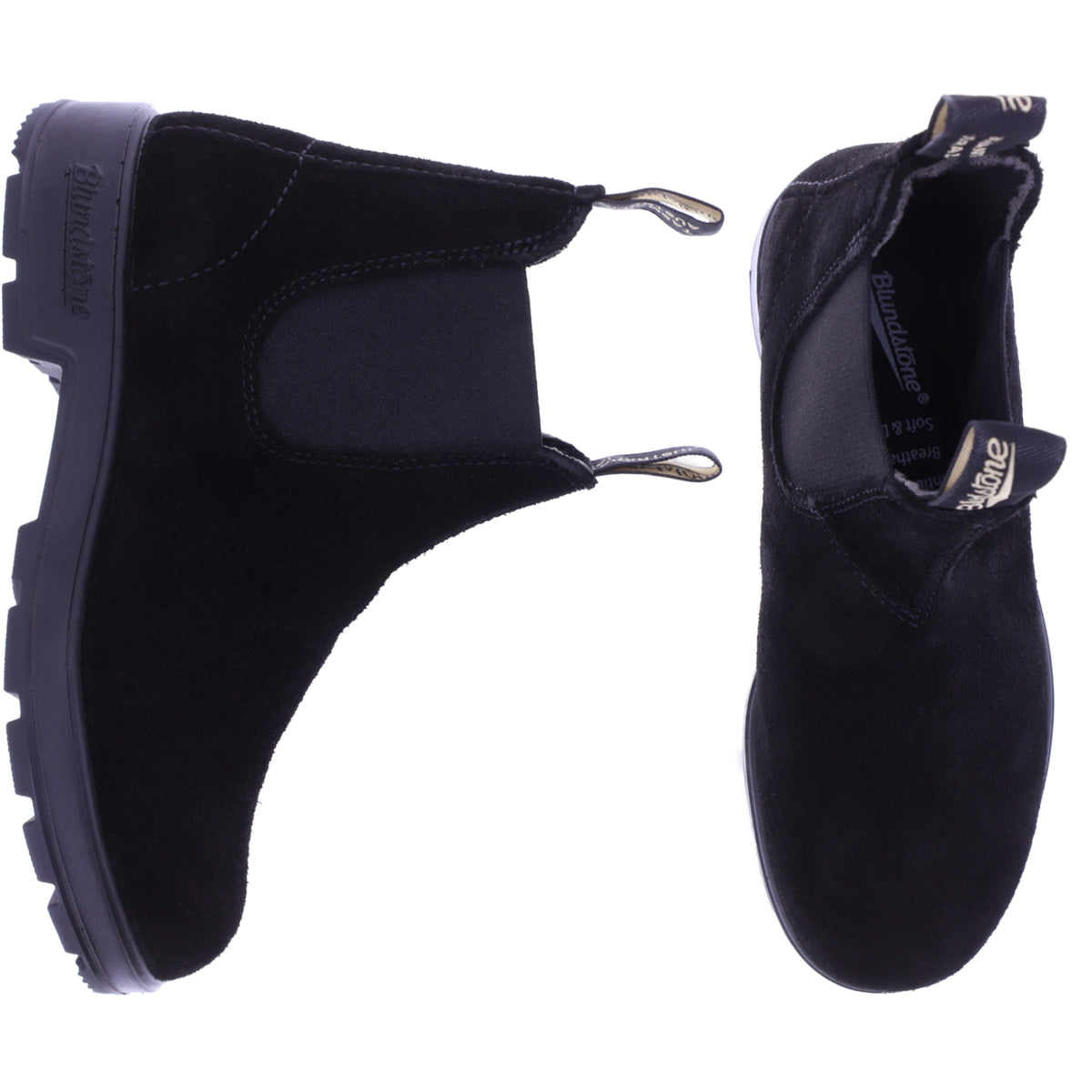 Blundstone | 2405 | Schwarz Veloursleder | Premiumleder | Original 500er Serie | Chelsea Boots
