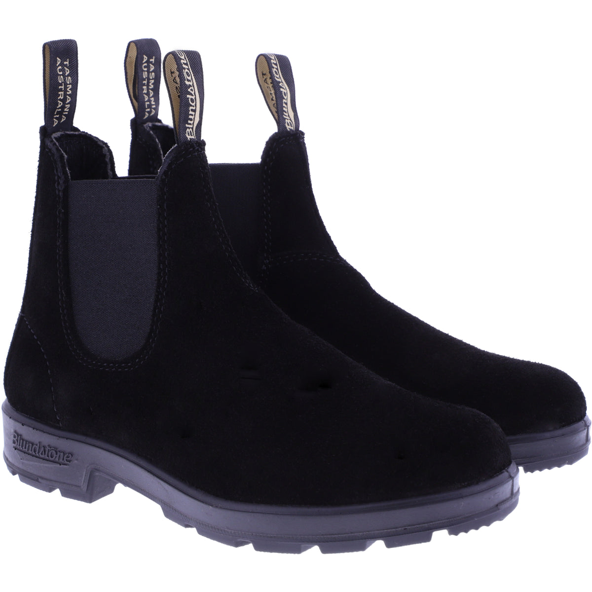 Blundstone | 2405 | Schwarz Veloursleder | Premiumleder | Original 500er Serie | Chelsea Boots