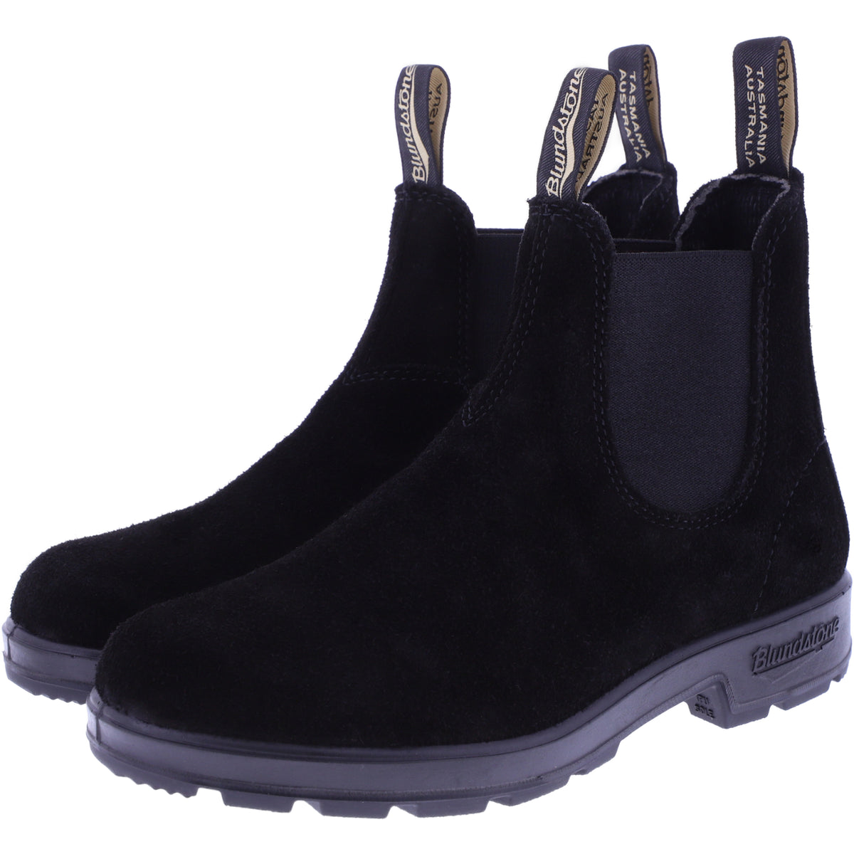 Blundstone | 2405 | Schwarz Veloursleder | Premiumleder | Original 500er Serie | Chelsea Boots