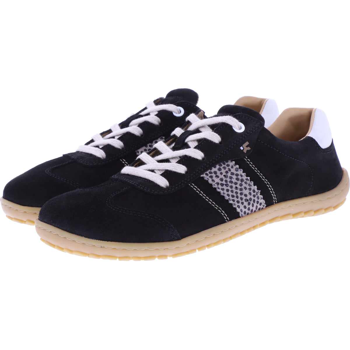 Koel | Ila 3.0 | Black-Leopardo | Veloursleder | Damen Barfußschuhe