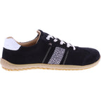 Koel | Ila 3.0 | Black-Leopardo | Veloursleder | Damen Barfußschuhe