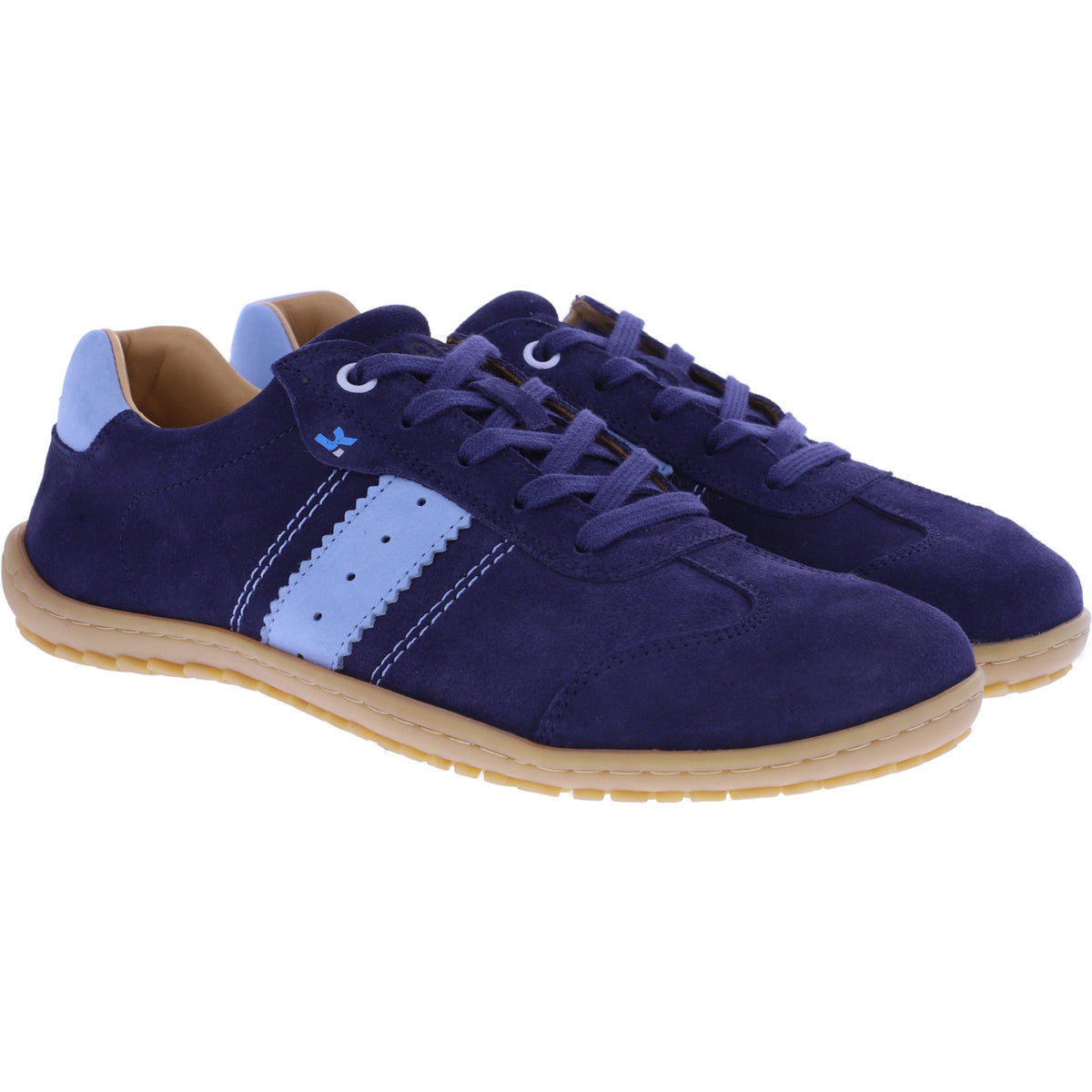 Koel | Ila 3.0 | Navy-Hellblau | Veloursleder | Damen Barfußschuhe