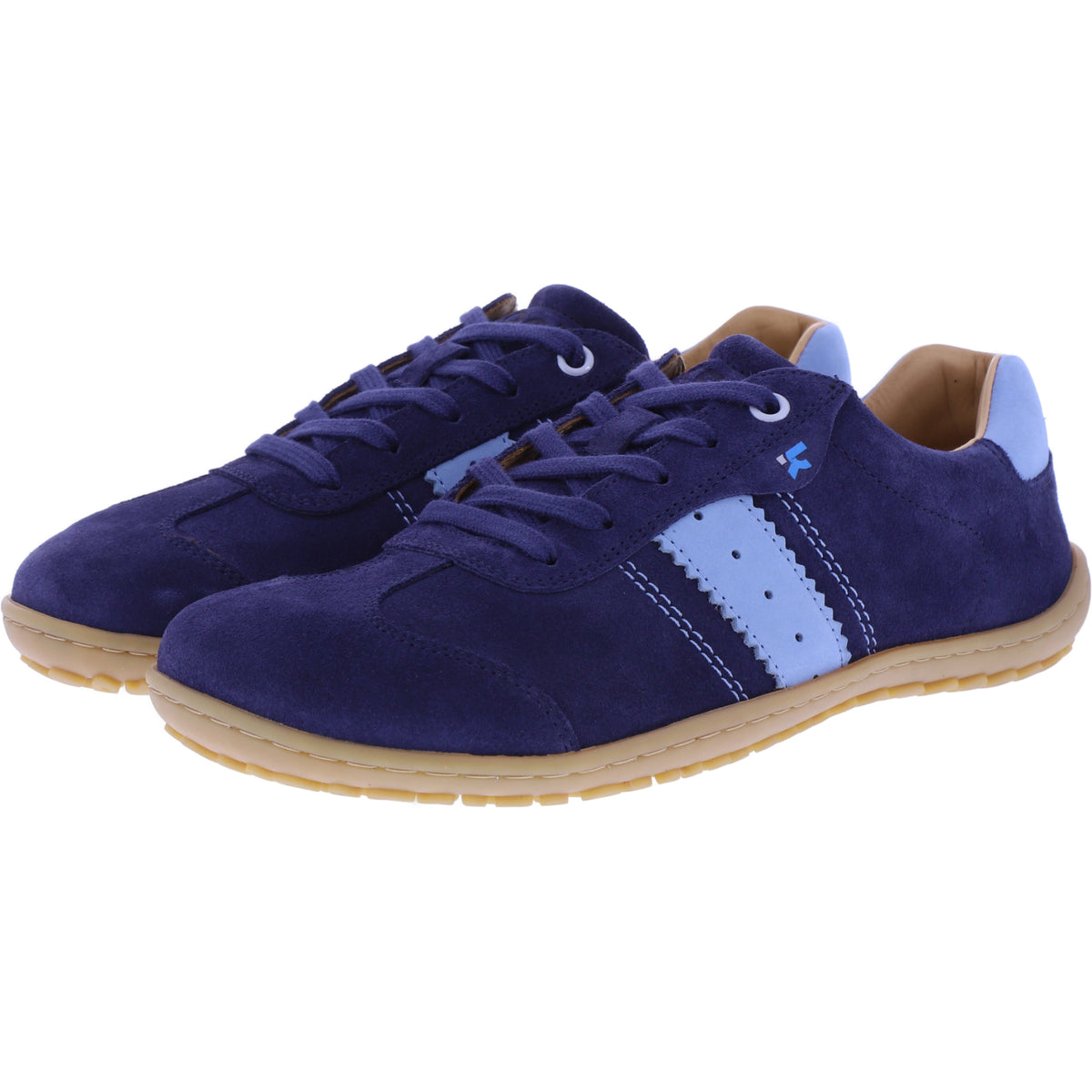 Koel | Ila 3.0 | Navy-Hellblau | Veloursleder | Damen Barfußschuhe