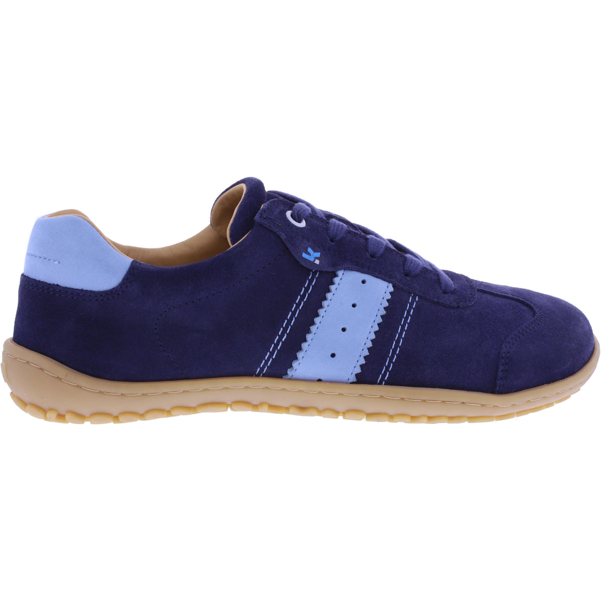 Koel | Ila 3.0 | Navy-Hellblau | Veloursleder | Damen Barfußschuhe
