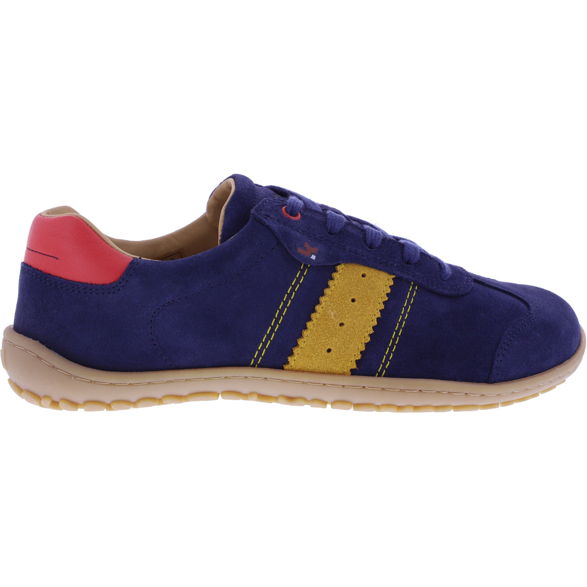 Koel | Ila 3.0 | Blue-Gelb-Rot | Veloursleder | Damen Barfußschuhe