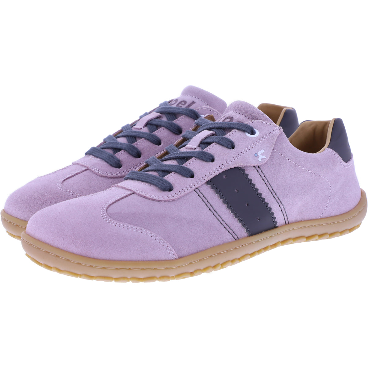 Koel | Ila 3.0 | Pink-Altrosa-Schwarz | Veloursleder | Damen Barfußschuhe