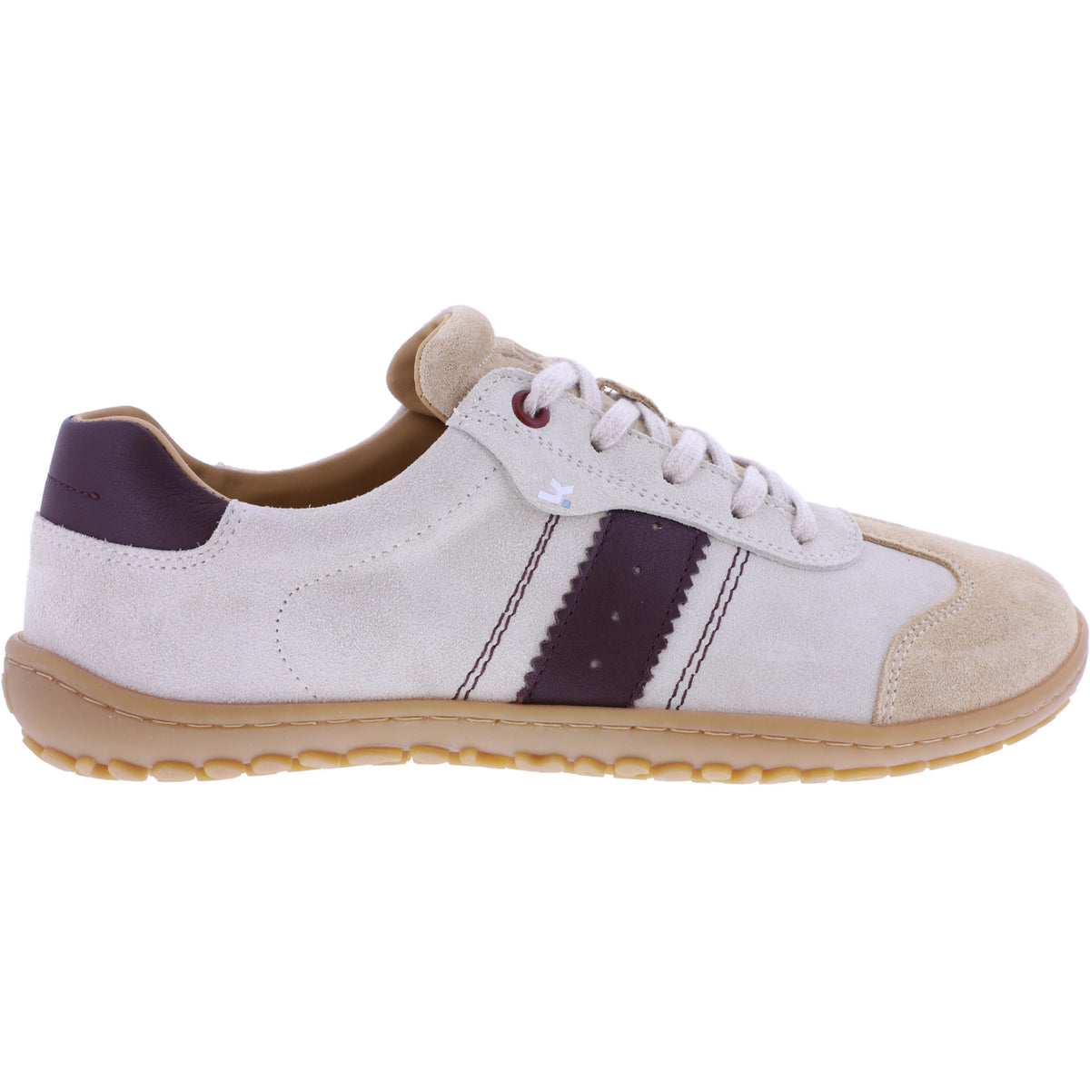 Koel | Ila 3.0 | Beige-Dunkelbraun | Veloursleder | Damen Barfußschuhe