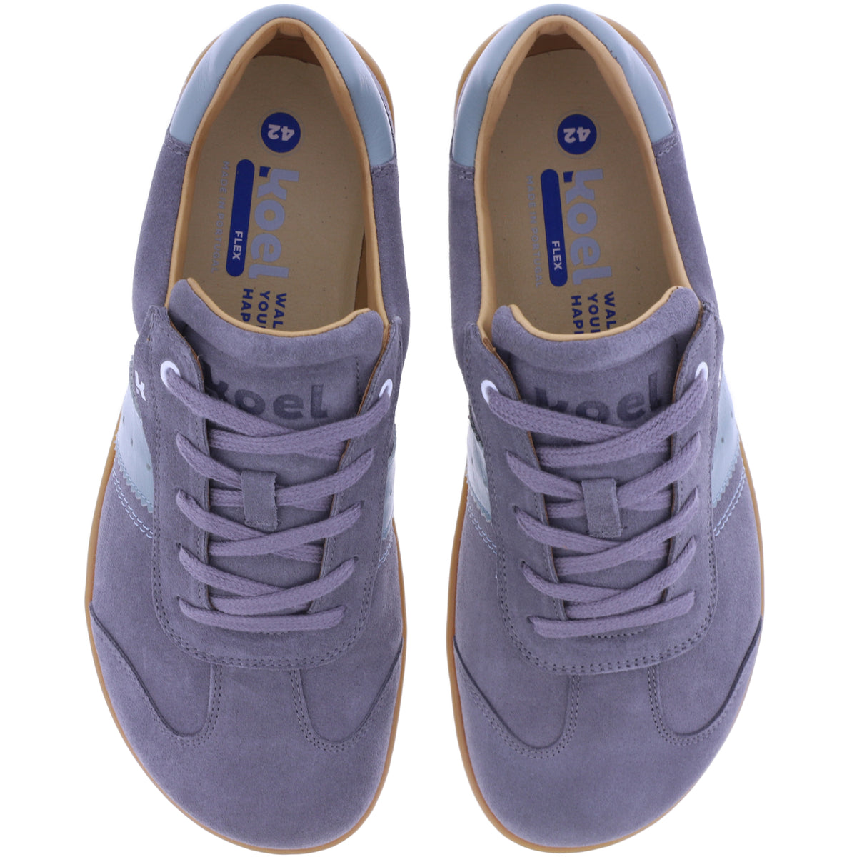 Koel | Ilo 3.0 | Grey-Blau | Veloursleder | Herren Barfußschuhe