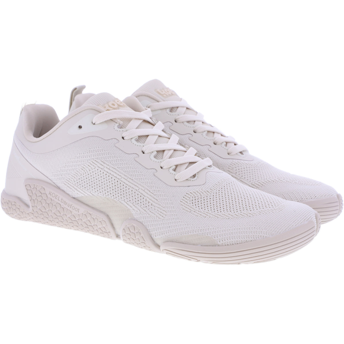 Koel | Nica | Beije-Beige | Mesh-Strick | Damen Barfußschuhe