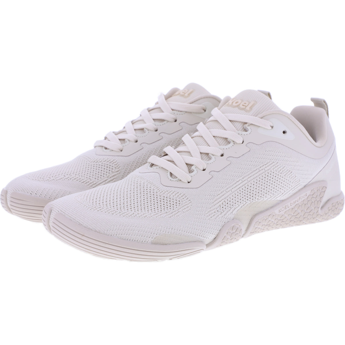 Koel | Nica | Beije-Beige | Mesh-Strick | Damen Barfußschuhe