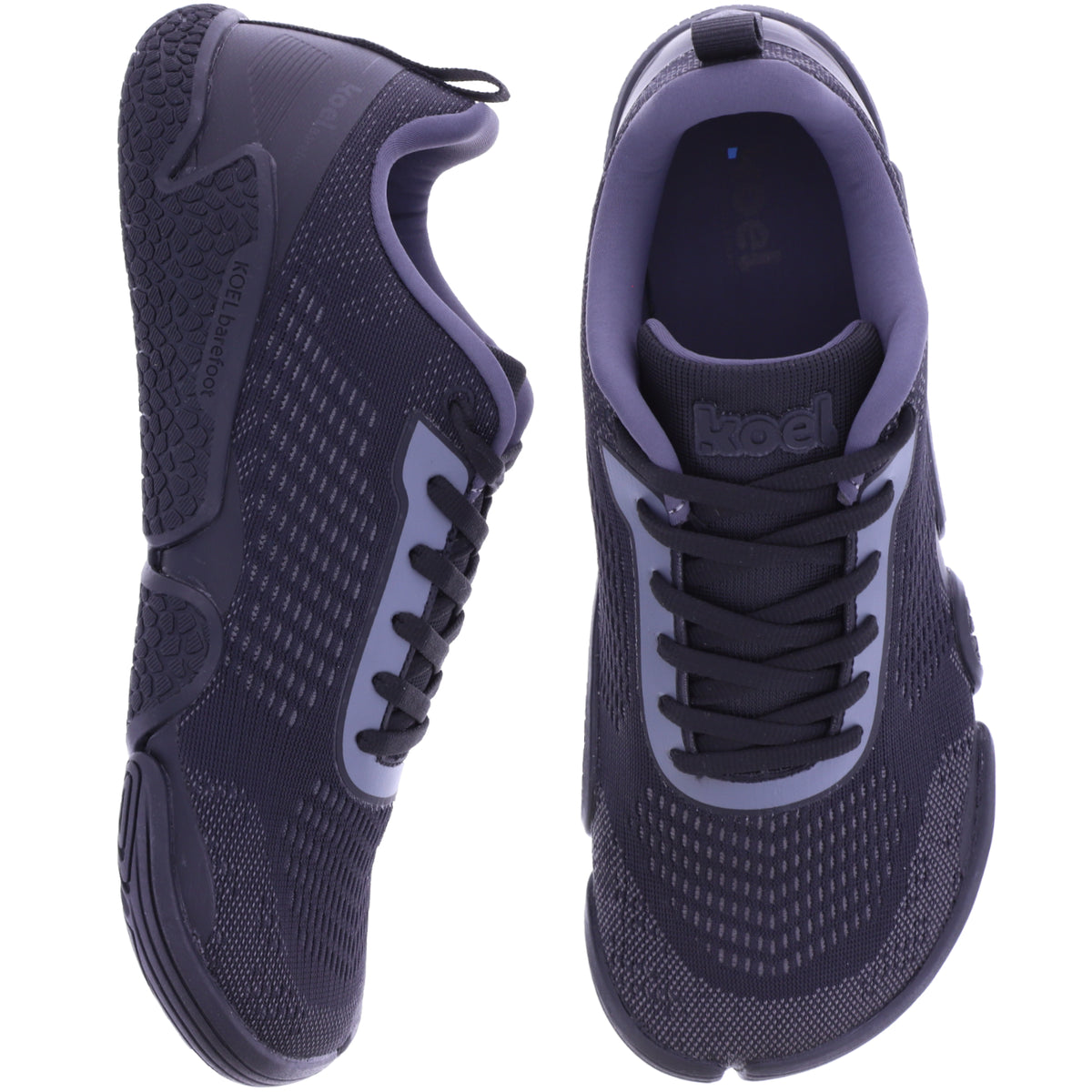 Koel | Nilo | Black-Schwarz | Mesh-Strick | Herren Barfußschuhe