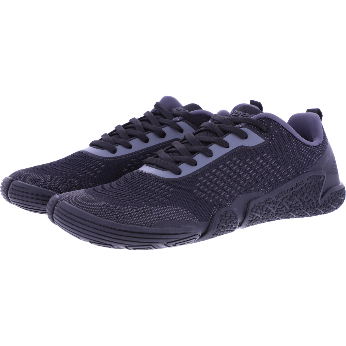 Koel | Nilo | Black-Schwarz | Mesh-Strick | Herren Barfußschuhe