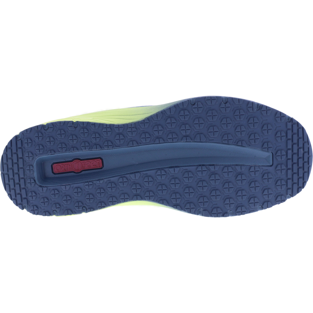 Orthofeet® | Dash | Deep Sea Green/Yellow | Hands-Free Schuhe mit Fersendämpfung | Herren Schnürer