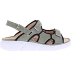 Ganter / Halina / Salbei-Schwarz / Wechselfußbett / Weite: H / Art: 3-200412-5400 / Damen Sandalen