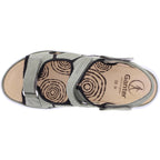 Ganter / Halina / Salbei-Schwarz / Wechselfußbett / Weite: H / Art: 3-200412-5400 / Damen Sandalen