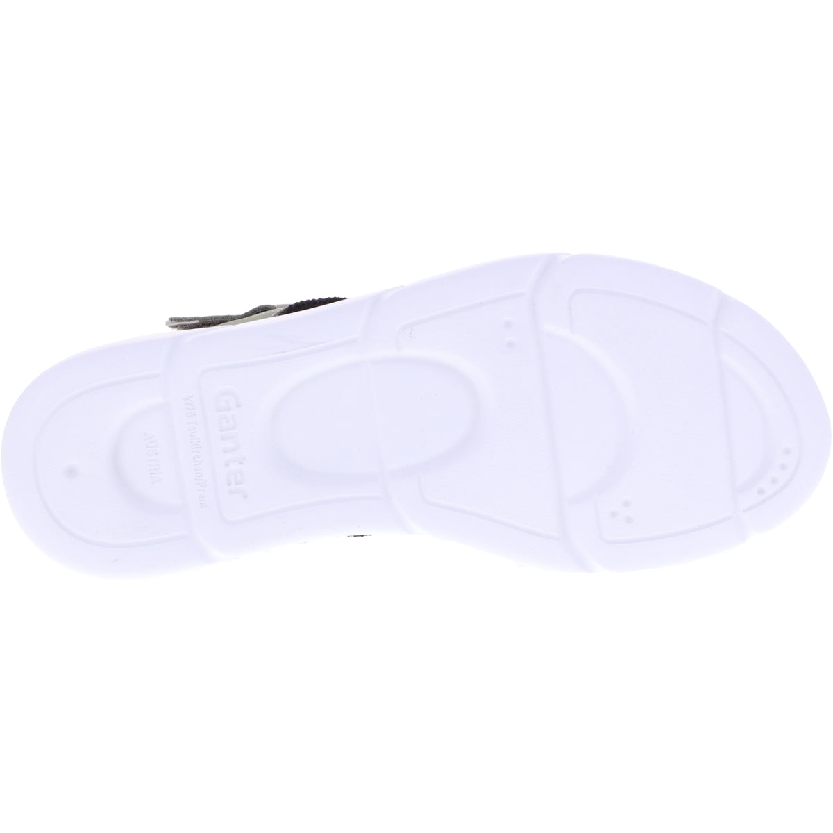 Ganter / Halina / Salbei-Schwarz / Wechselfußbett / Weite: H / Art: 3-200412-5400 / Damen Sandalen