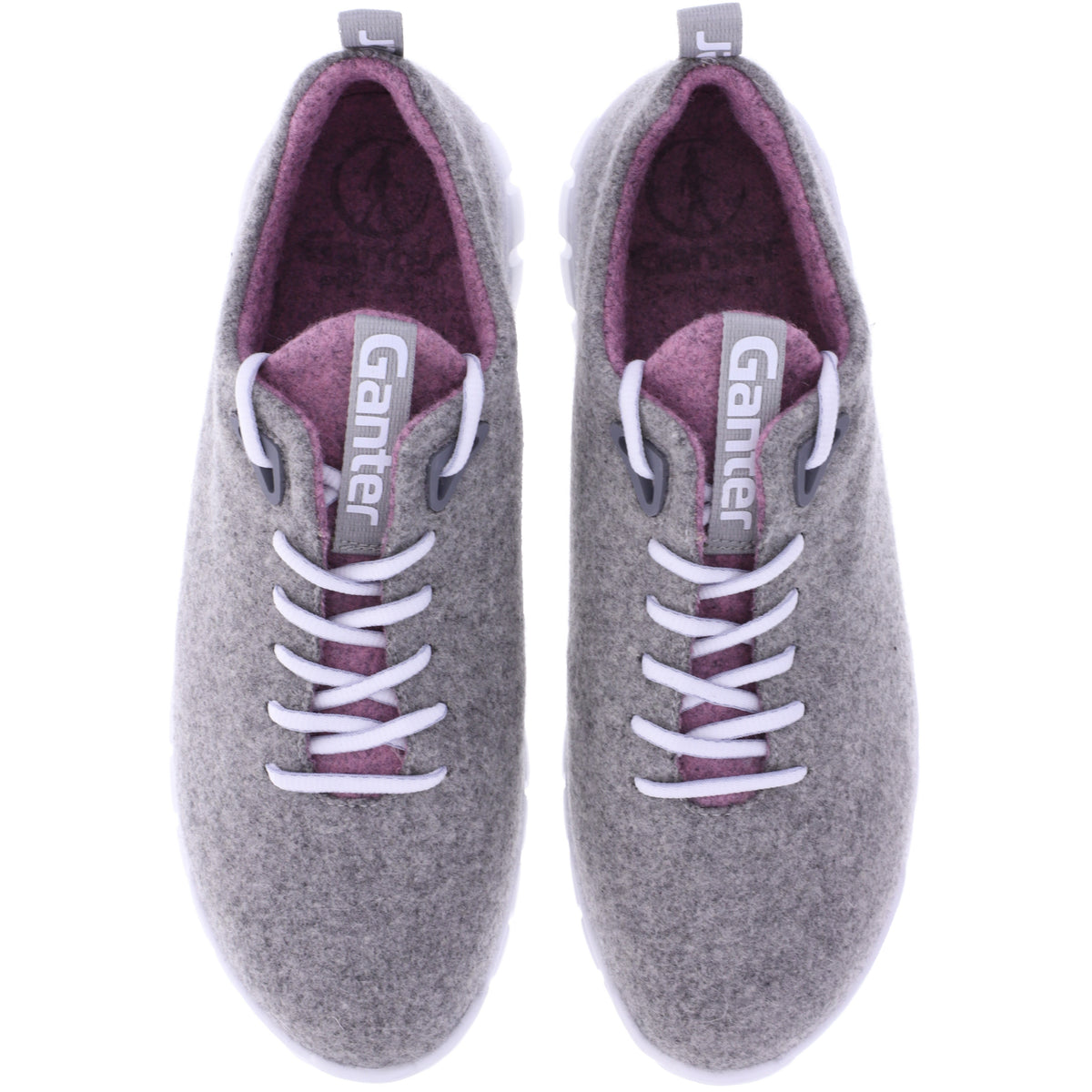 Ganter / Evo / Graphit-Rose / Weite: H / Merino Wolle / Art: 3-201430-6347 / Damen Schnürer