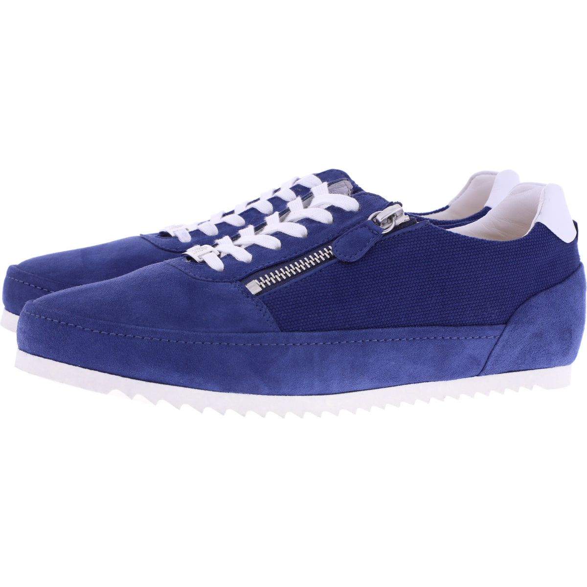 Hassia / Padova / Ink-Blau/Weiß Leder / Wechselfußbett / Art: 3-301063-3702 / Damen Schnürer